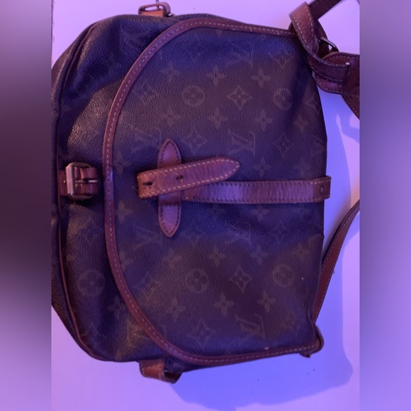 Authentic Vintage Louis Vuitton Saumur Satchel 35 double bag - Picture 5 of 15